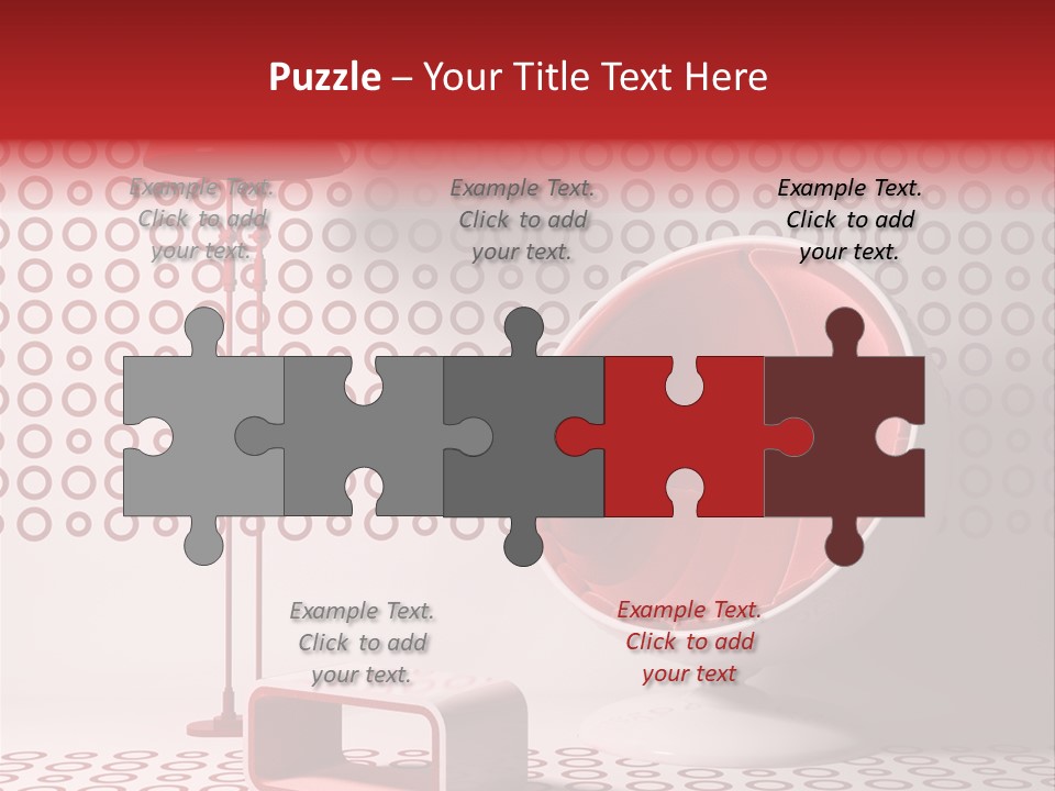 Room Red Elegance PowerPoint Template