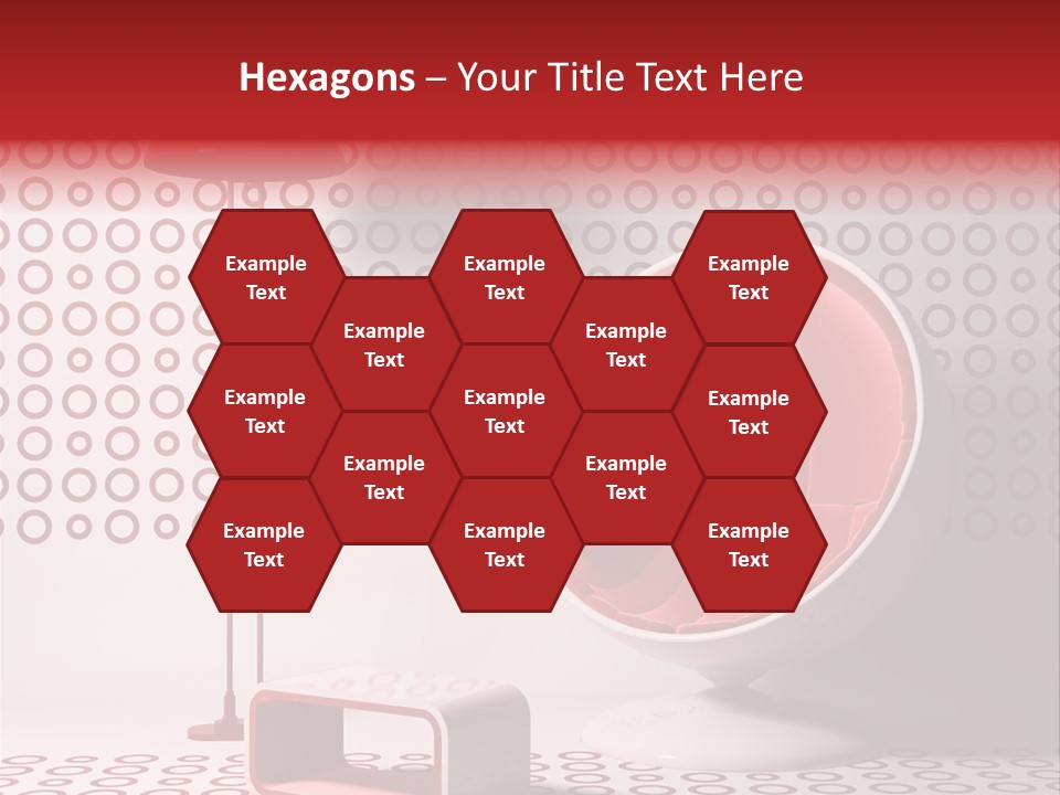 Room Red Elegance PowerPoint Template