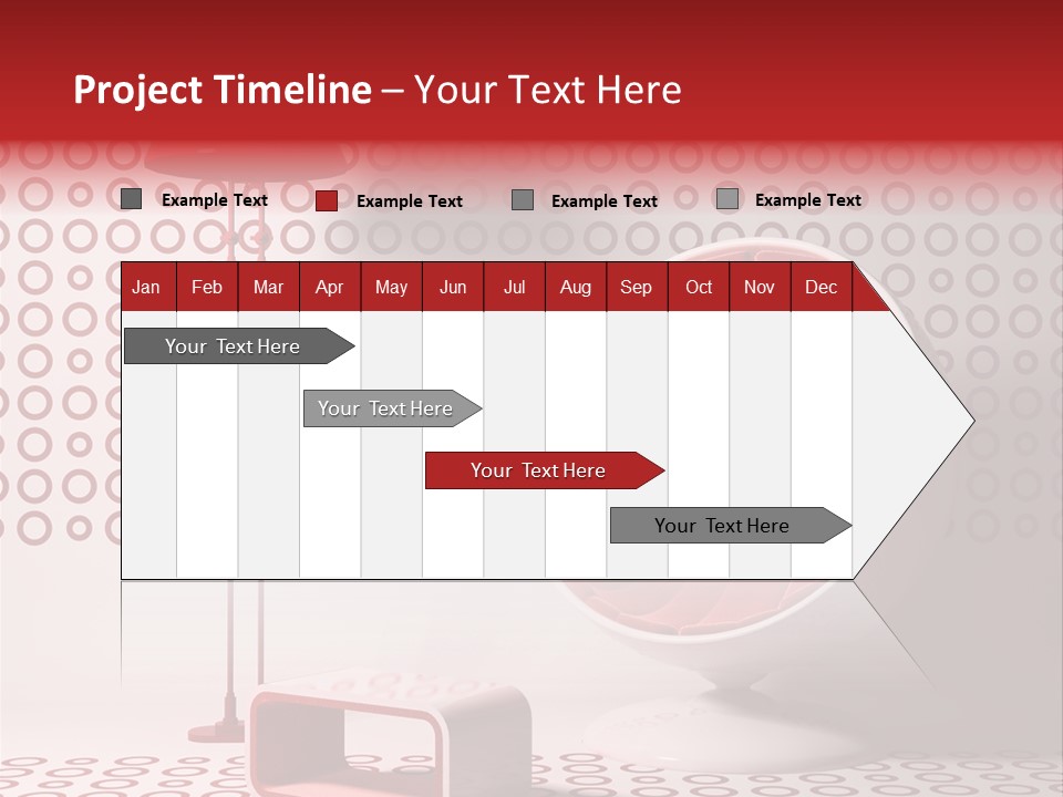 Room Red Elegance PowerPoint Template