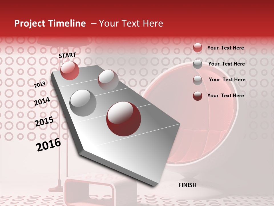 Room Red Elegance PowerPoint Template