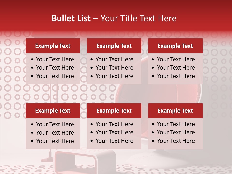 Room Red Elegance PowerPoint Template