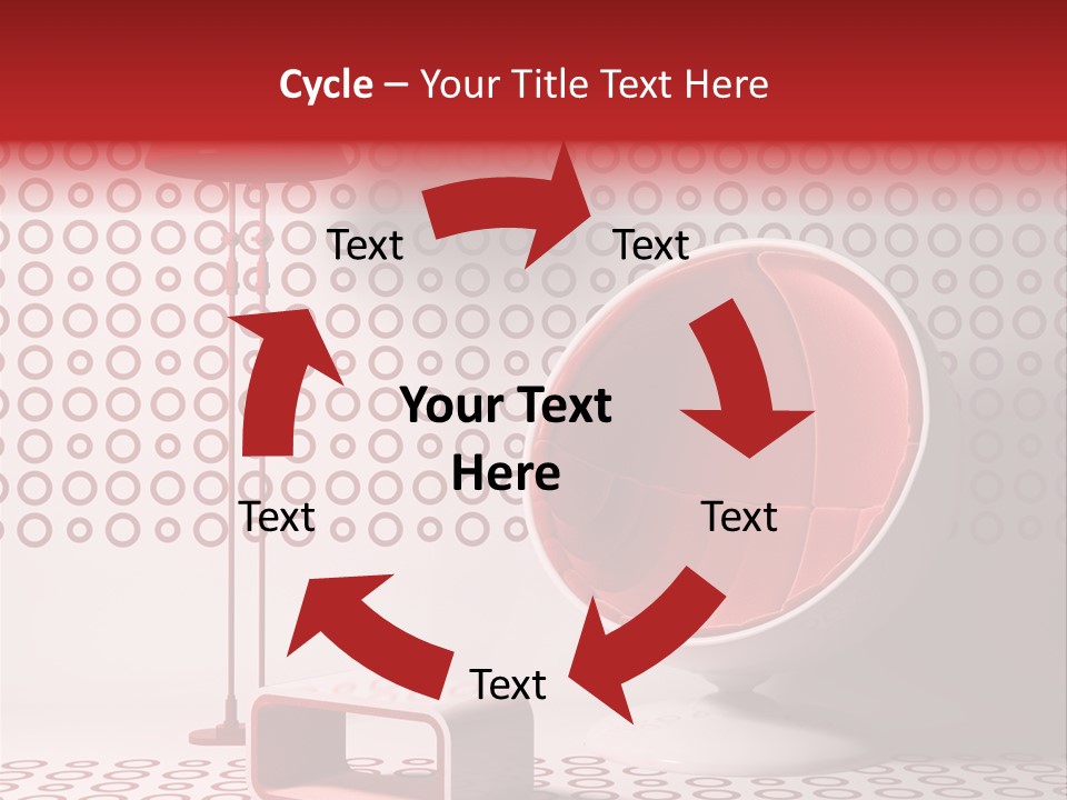 Room Red Elegance PowerPoint Template