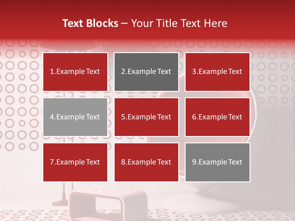 Room Red Elegance PowerPoint Template