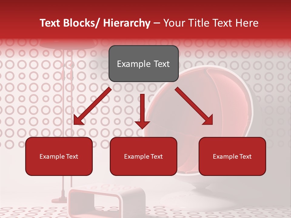 Room Red Elegance PowerPoint Template