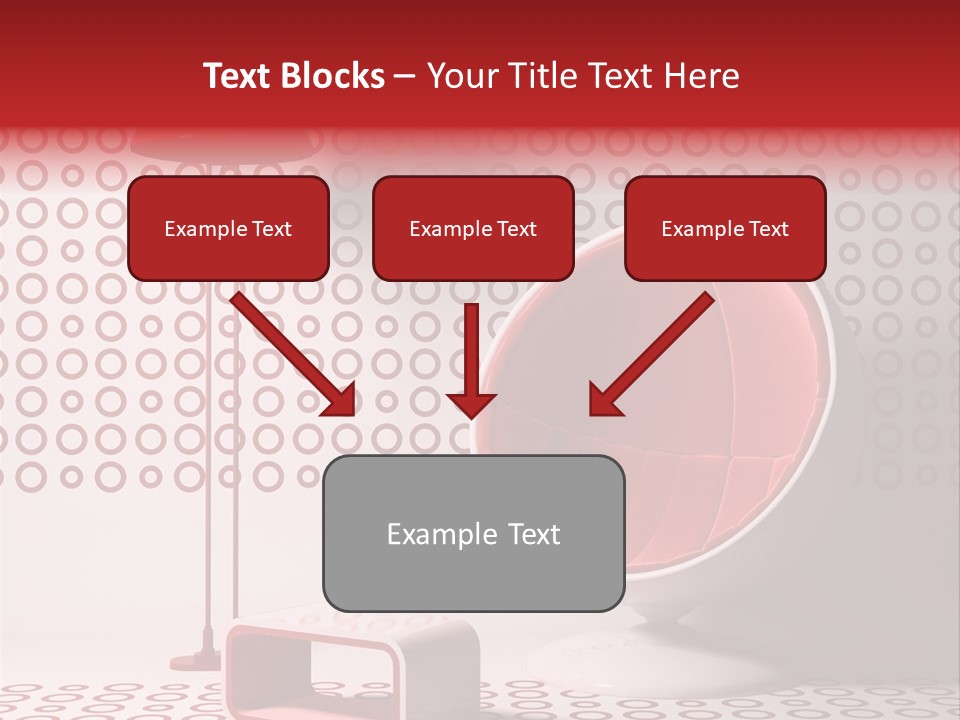 Room Red Elegance PowerPoint Template