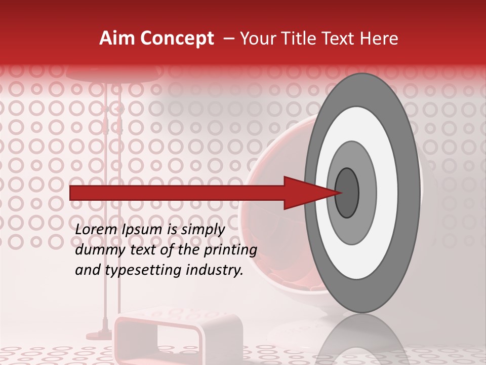 Room Red Elegance PowerPoint Template