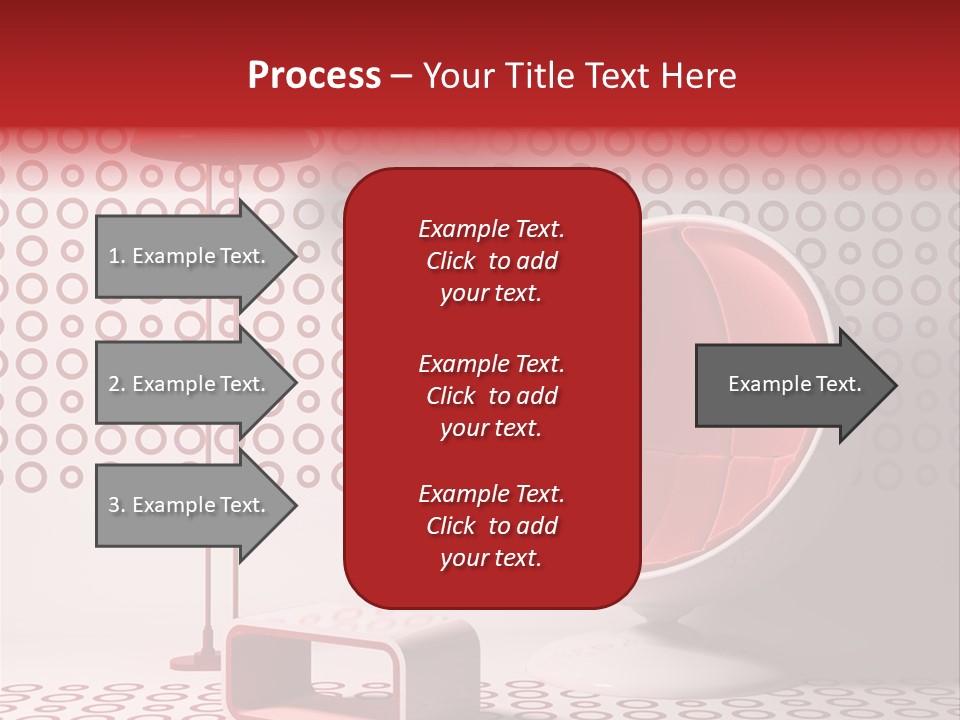 Room Red Elegance PowerPoint Template