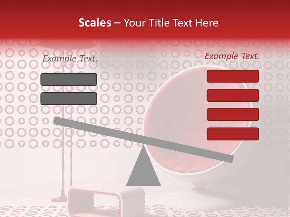 Room Red Elegance PowerPoint Template