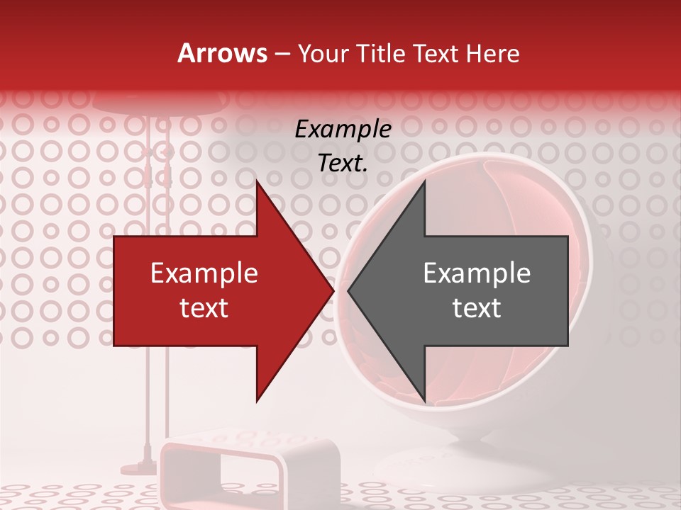 Room Red Elegance PowerPoint Template