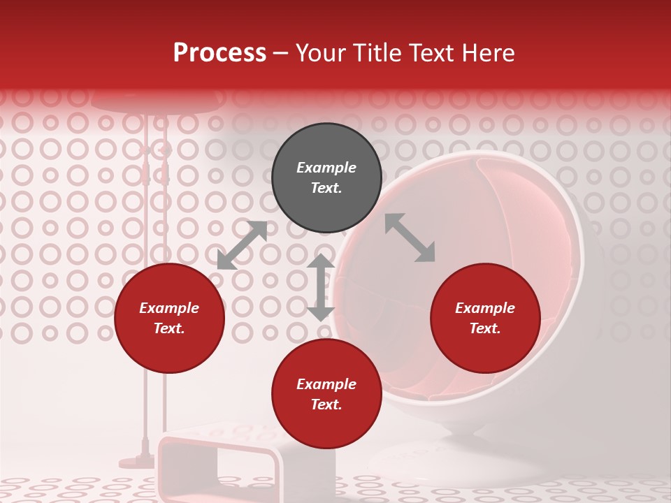 Room Red Elegance PowerPoint Template