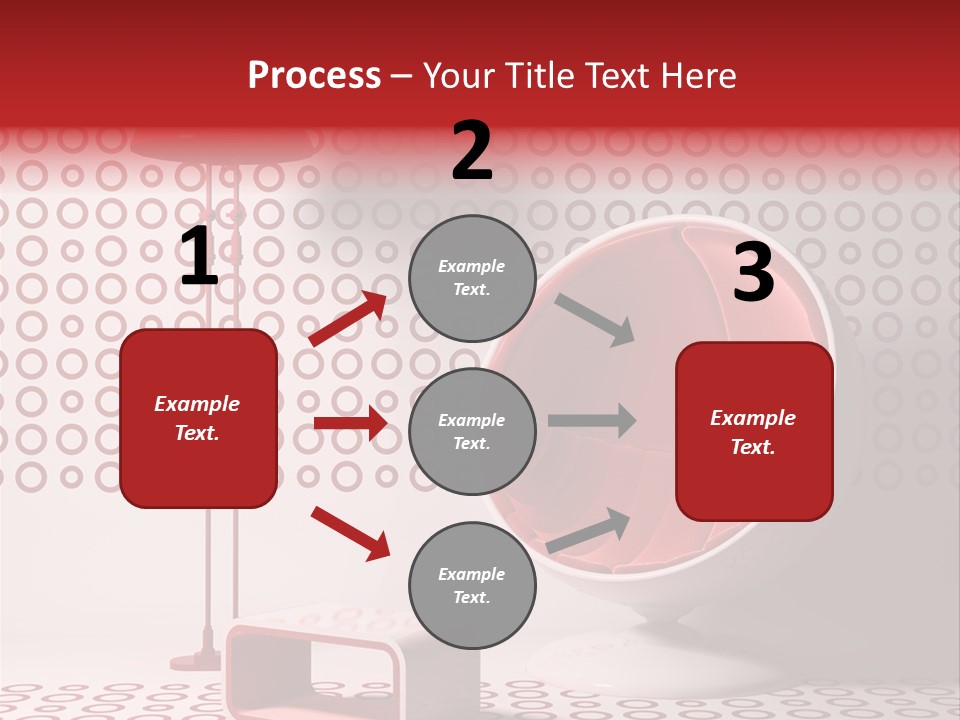 Room Red Elegance PowerPoint Template