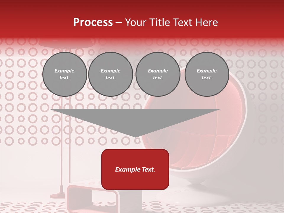 Room Red Elegance PowerPoint Template