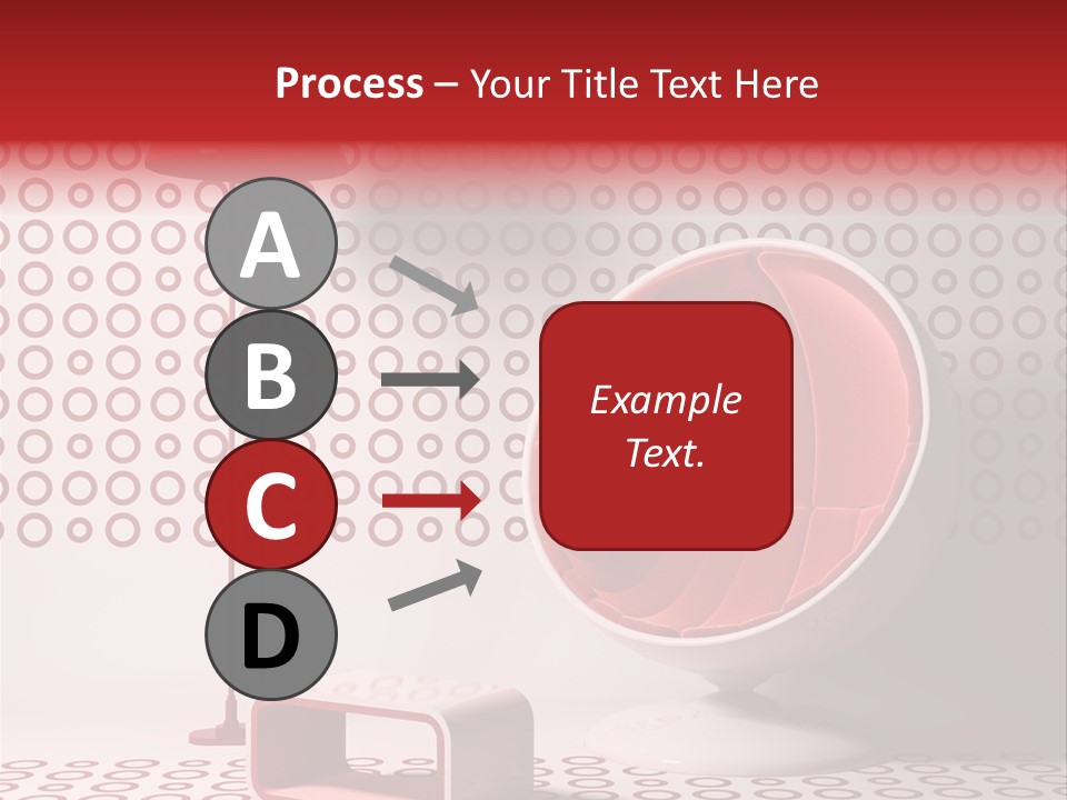 Room Red Elegance PowerPoint Template