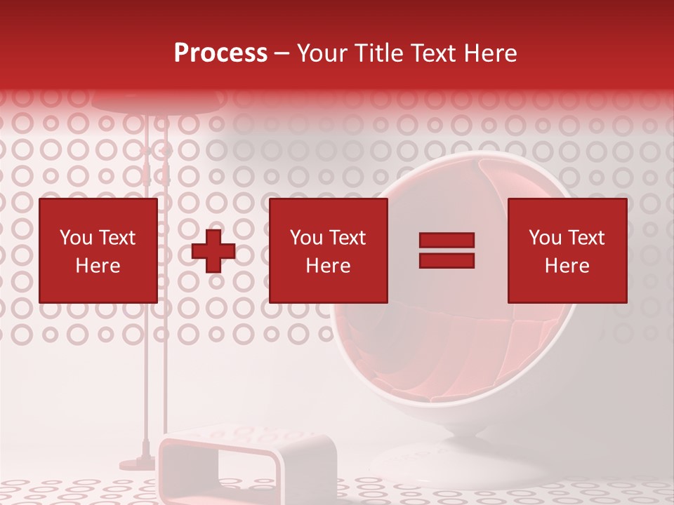Room Red Elegance PowerPoint Template