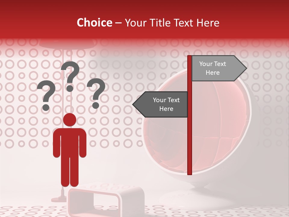 Room Red Elegance PowerPoint Template