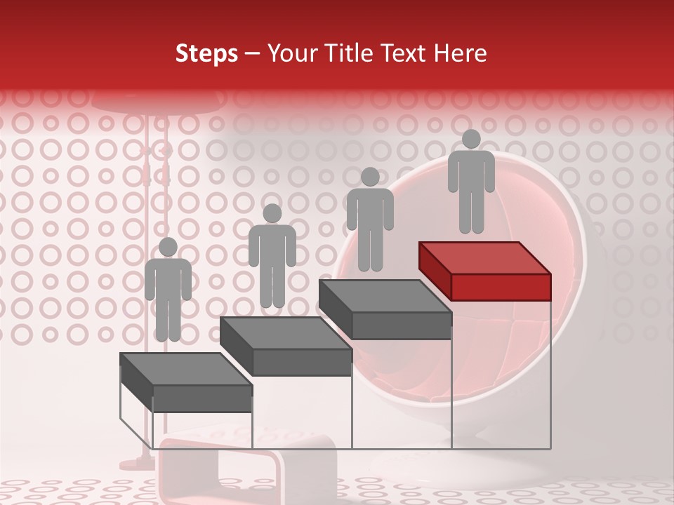 Room Red Elegance PowerPoint Template