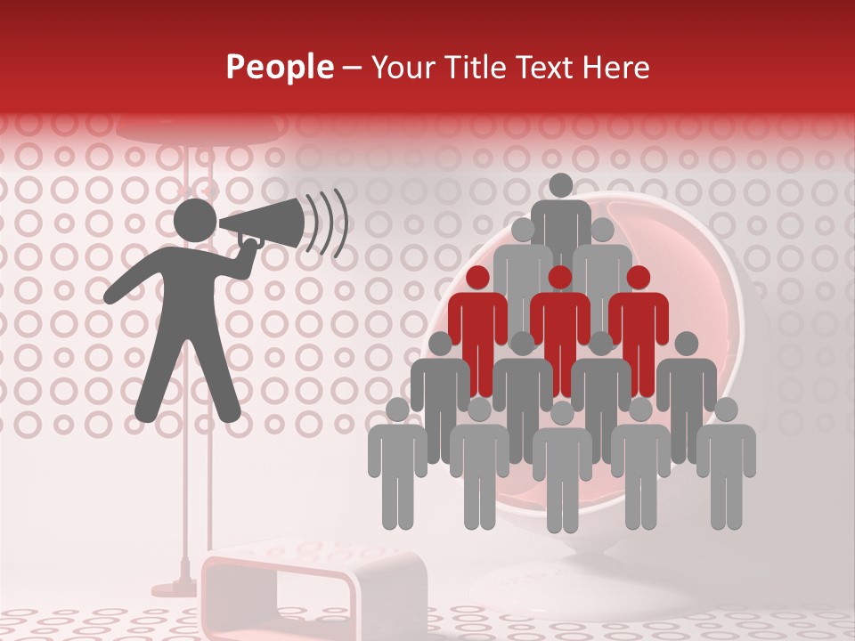 Room Red Elegance PowerPoint Template