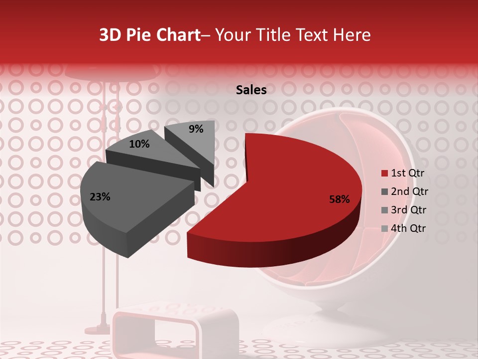 Room Red Elegance PowerPoint Template