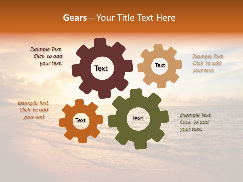 Dominican Background Palm PowerPoint Template