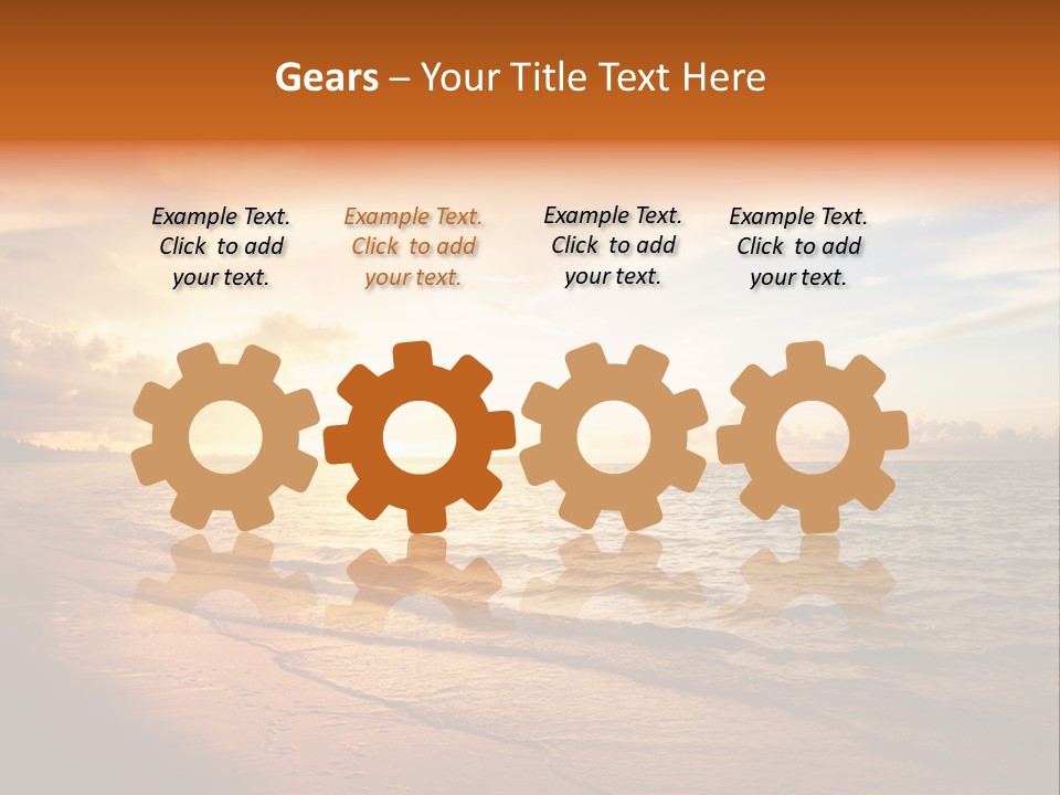 Dominican Background Palm PowerPoint Template