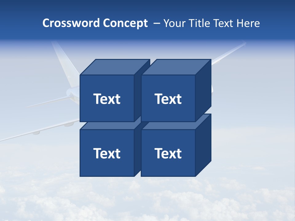 Aviation Travel Sun PowerPoint Template
