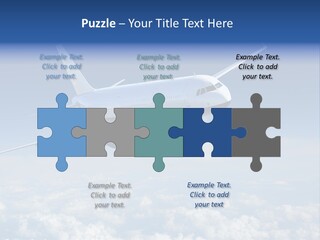 Aviation Travel Sun PowerPoint Template