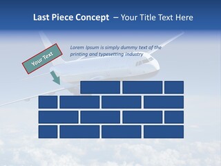 Aviation Travel Sun PowerPoint Template