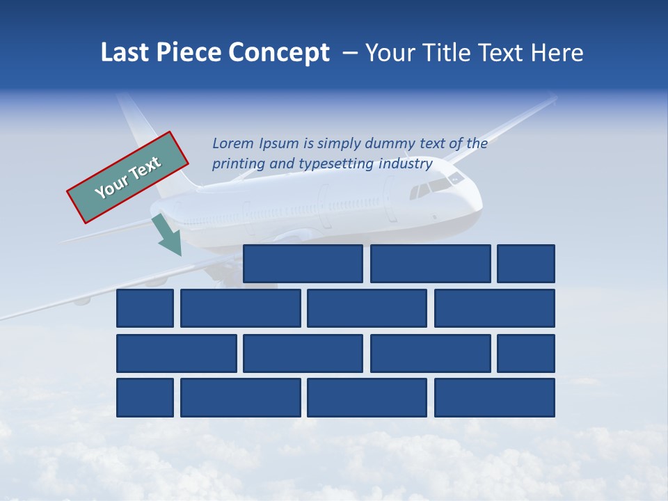 Aviation Travel Sun PowerPoint Template