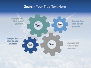 Aviation Travel Sun PowerPoint Template
