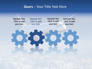 Aviation Travel Sun PowerPoint Template