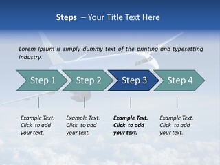 Aviation Travel Sun PowerPoint Template