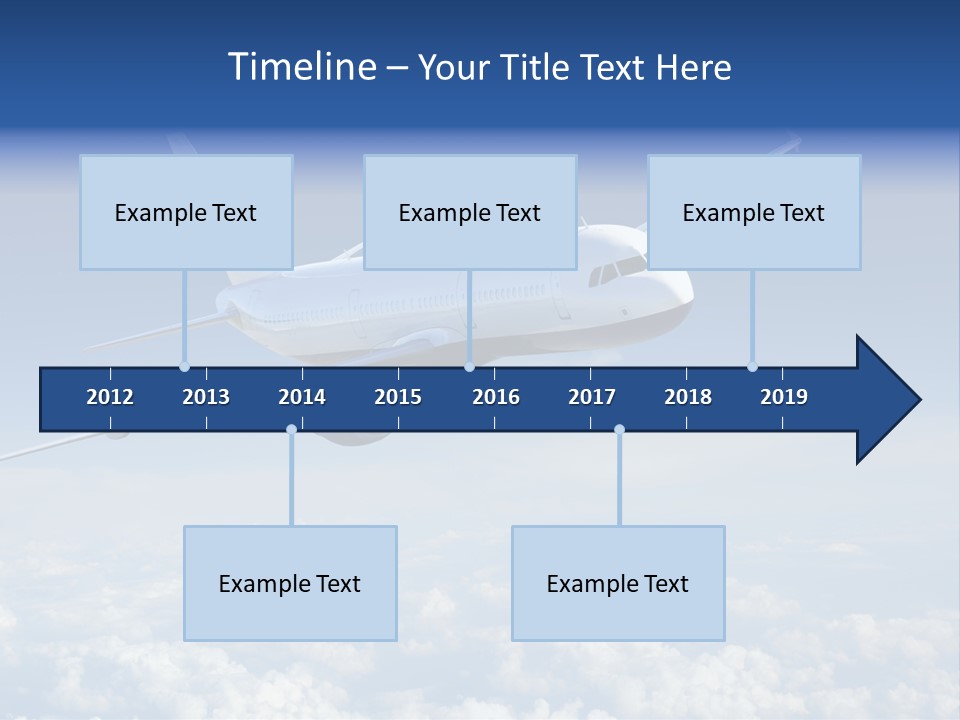 Aviation Travel Sun PowerPoint Template