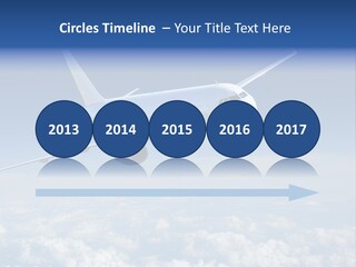Aviation Travel Sun PowerPoint Template