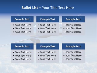 Aviation Travel Sun PowerPoint Template