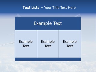 Aviation Travel Sun PowerPoint Template