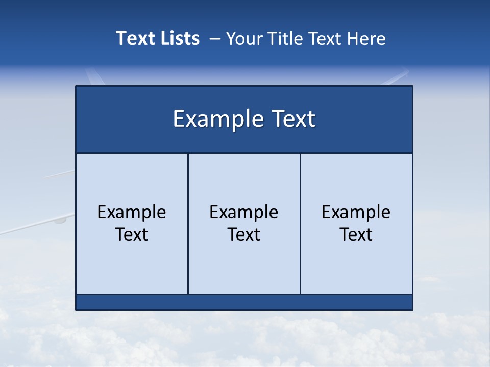 Aviation Travel Sun PowerPoint Template