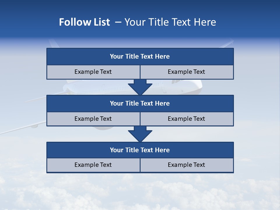 Aviation Travel Sun PowerPoint Template