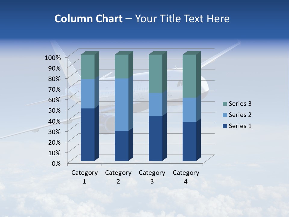 Aviation Travel Sun PowerPoint Template