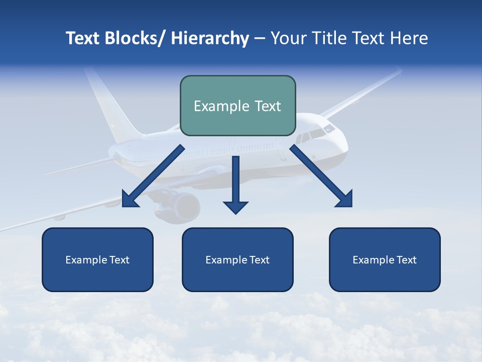 Aviation Travel Sun PowerPoint Template