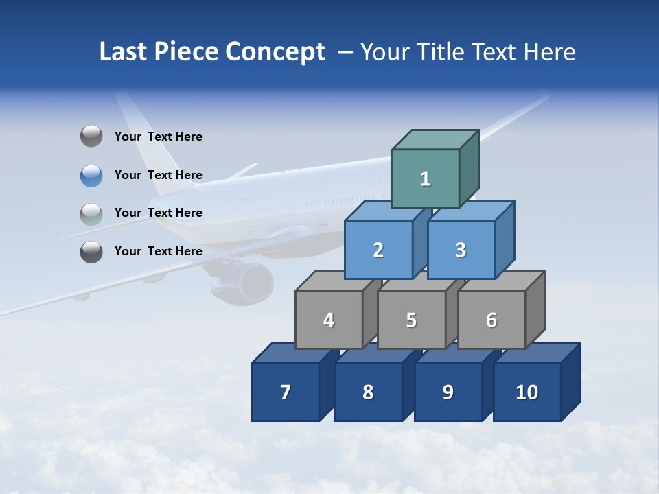 Aviation Travel Sun PowerPoint Template