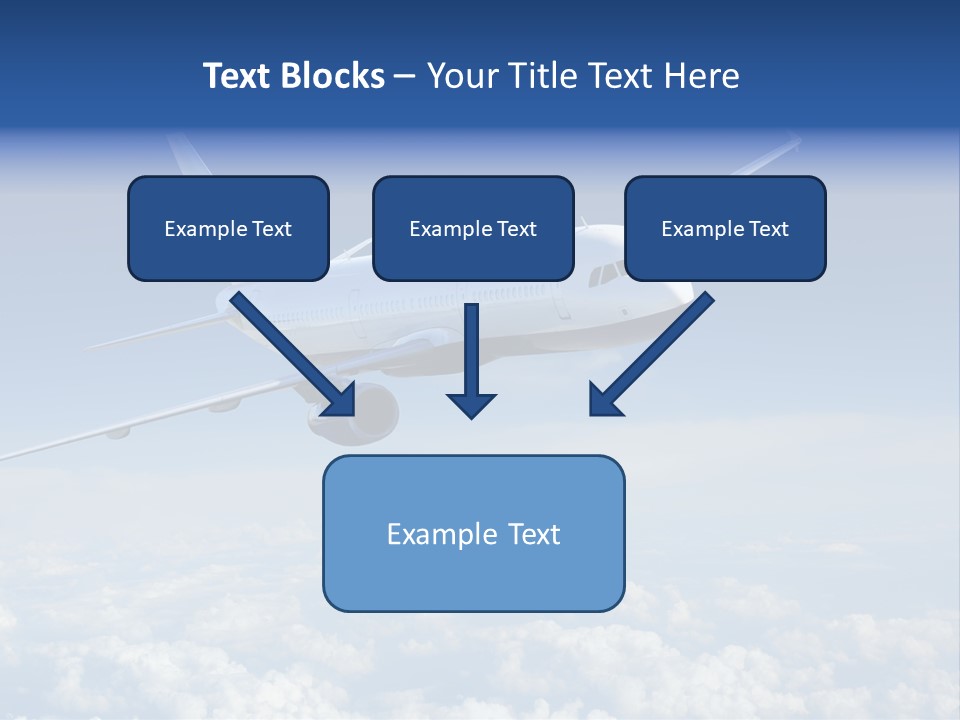 Aviation Travel Sun PowerPoint Template