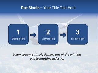 Aviation Travel Sun PowerPoint Template