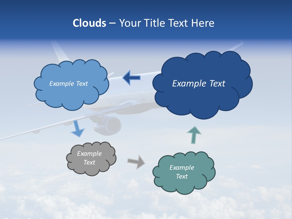 Aviation Travel Sun PowerPoint Template