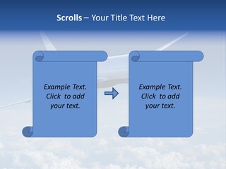 Aviation Travel Sun PowerPoint Template