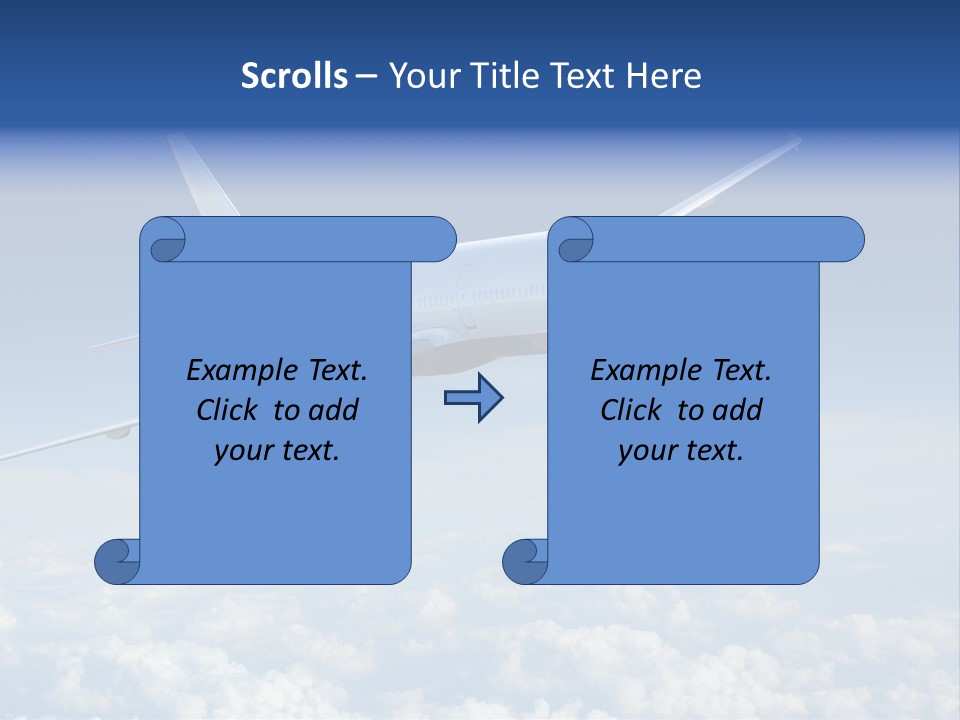 Aviation Travel Sun PowerPoint Template