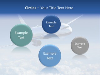 Aviation Travel Sun PowerPoint Template
