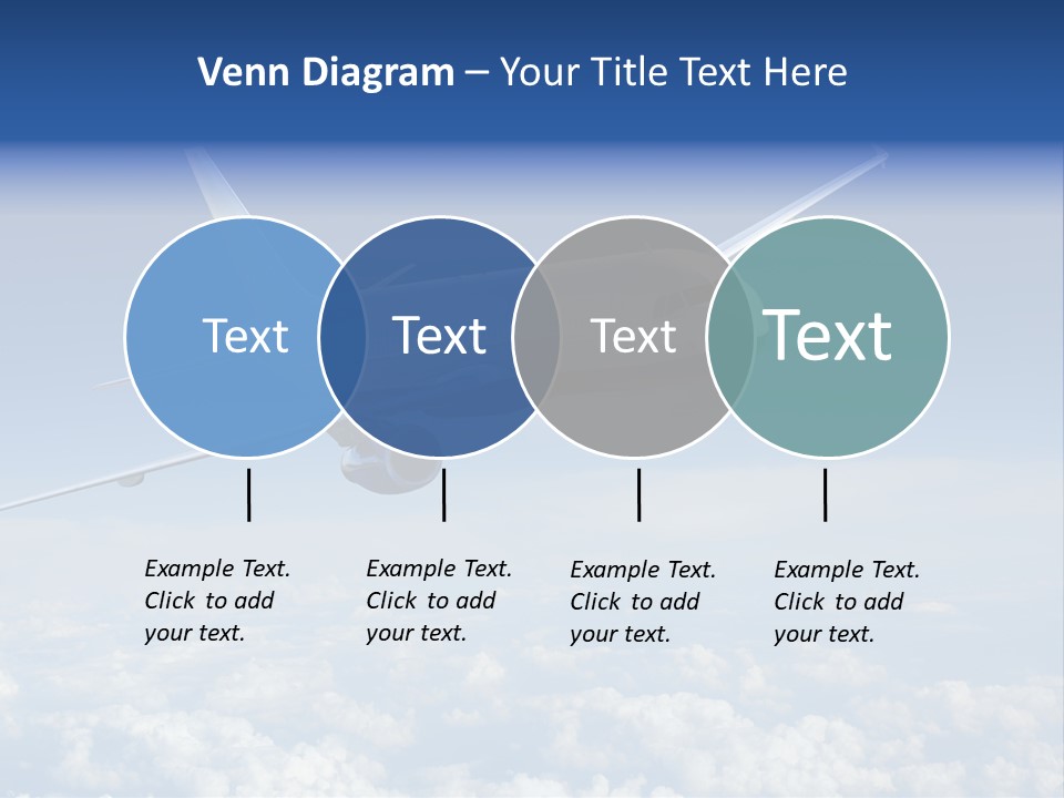 Aviation Travel Sun PowerPoint Template