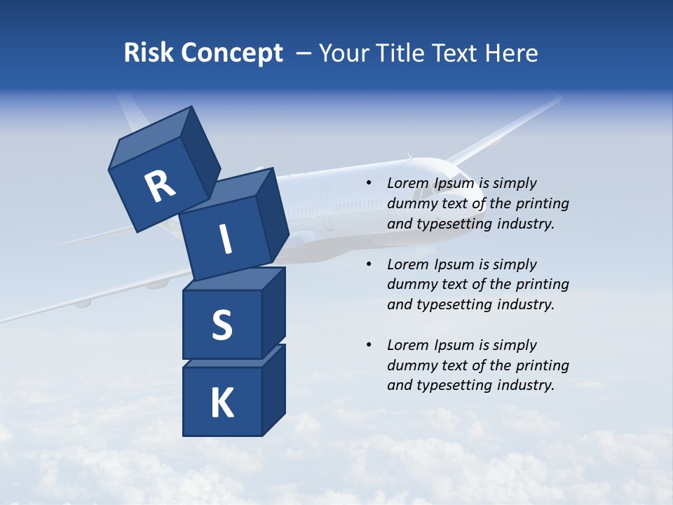 Aviation Travel Sun PowerPoint Template