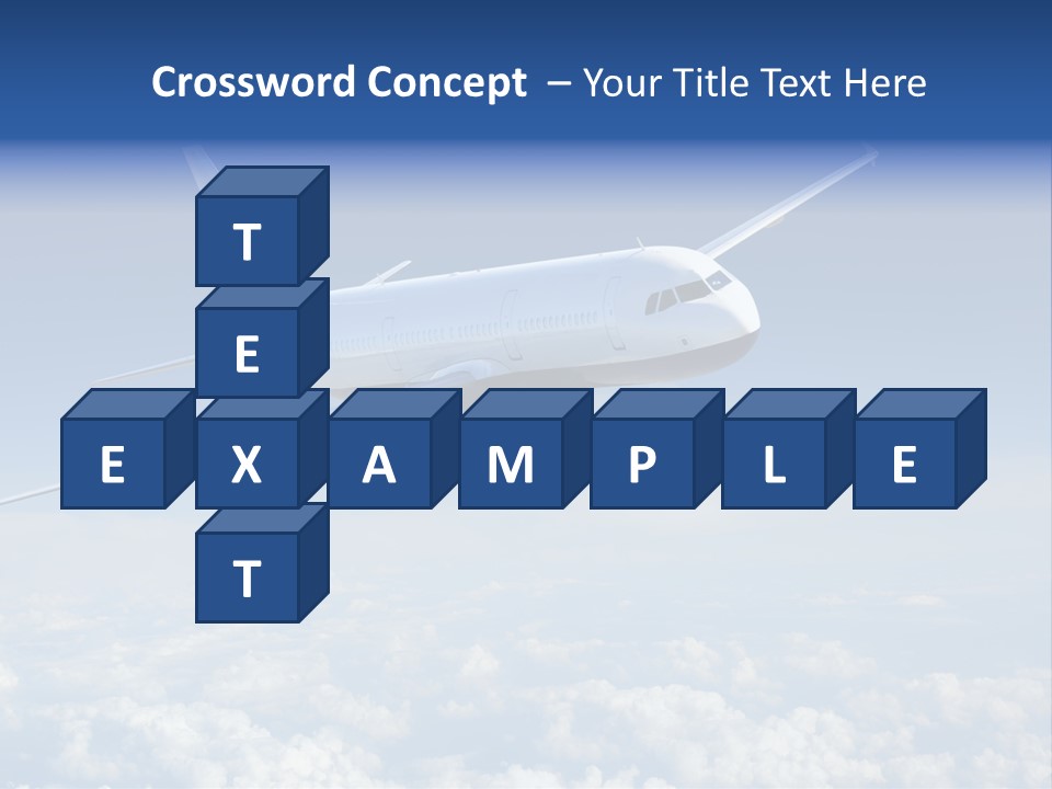 Aviation Travel Sun PowerPoint Template