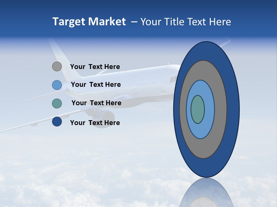 Aviation Travel Sun PowerPoint Template